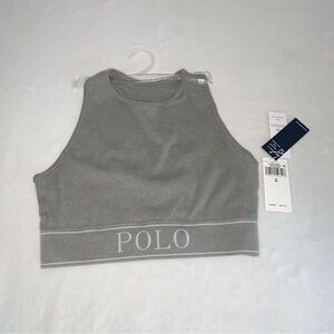 Polo‎ Ralph Lauren gray sports bra size XL new with tags
